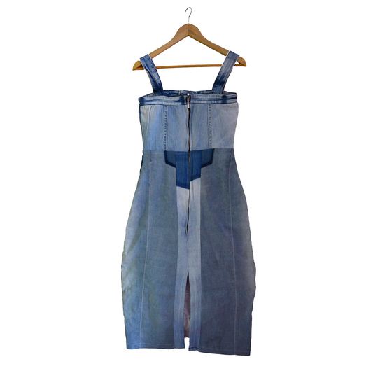 Newspaper Maxi Lichtblauw Hangend XS/S Achterkant